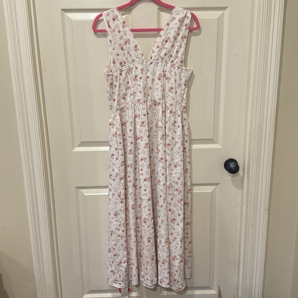 Cider NWT floral knotted corset dress, large - Picture 8 of 9